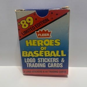 1989 Woolworth Heroes of Baseball 44 Complete Card Set (MISC7)